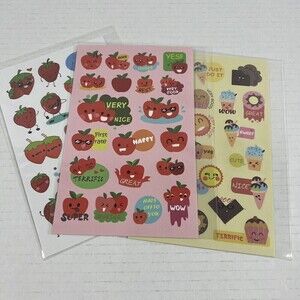 Stinky stickers scratch n sniff Still SMELLS, Choc, Strawberry, apple